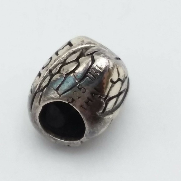 Heart Shaped Charm Bead Sterling Silver Mom Bracelet Charms Bead - Picture 6 of 7